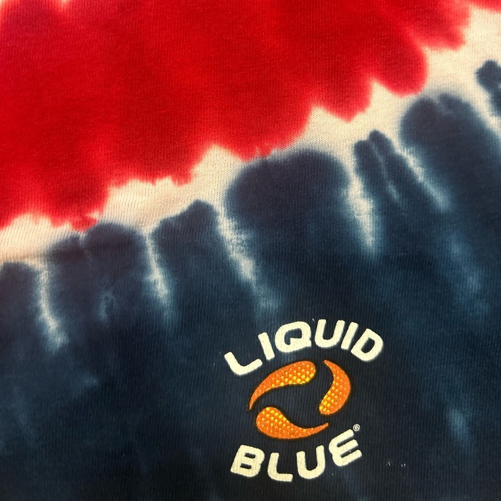 Philadelphia 76ers Dunker Basketball Grateful Dead Liquid Blue Shirt M - Picture 4 of 7